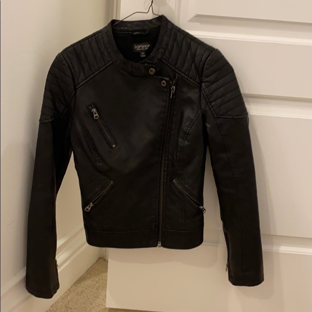 Leather jacket from topshop